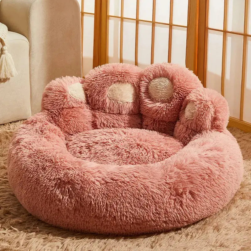 Cuccia Morbida a Forma di Zampa per Cani e Gatti – Calda, Accogliente e Lavabile | GoodBoyGadgets