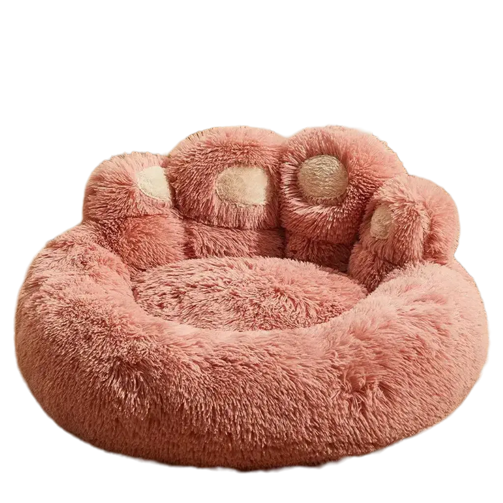 Cuccia Morbida a Forma di Zampa per Cani e Gatti – Calda, Accogliente e Lavabile GoodBoyGadgets