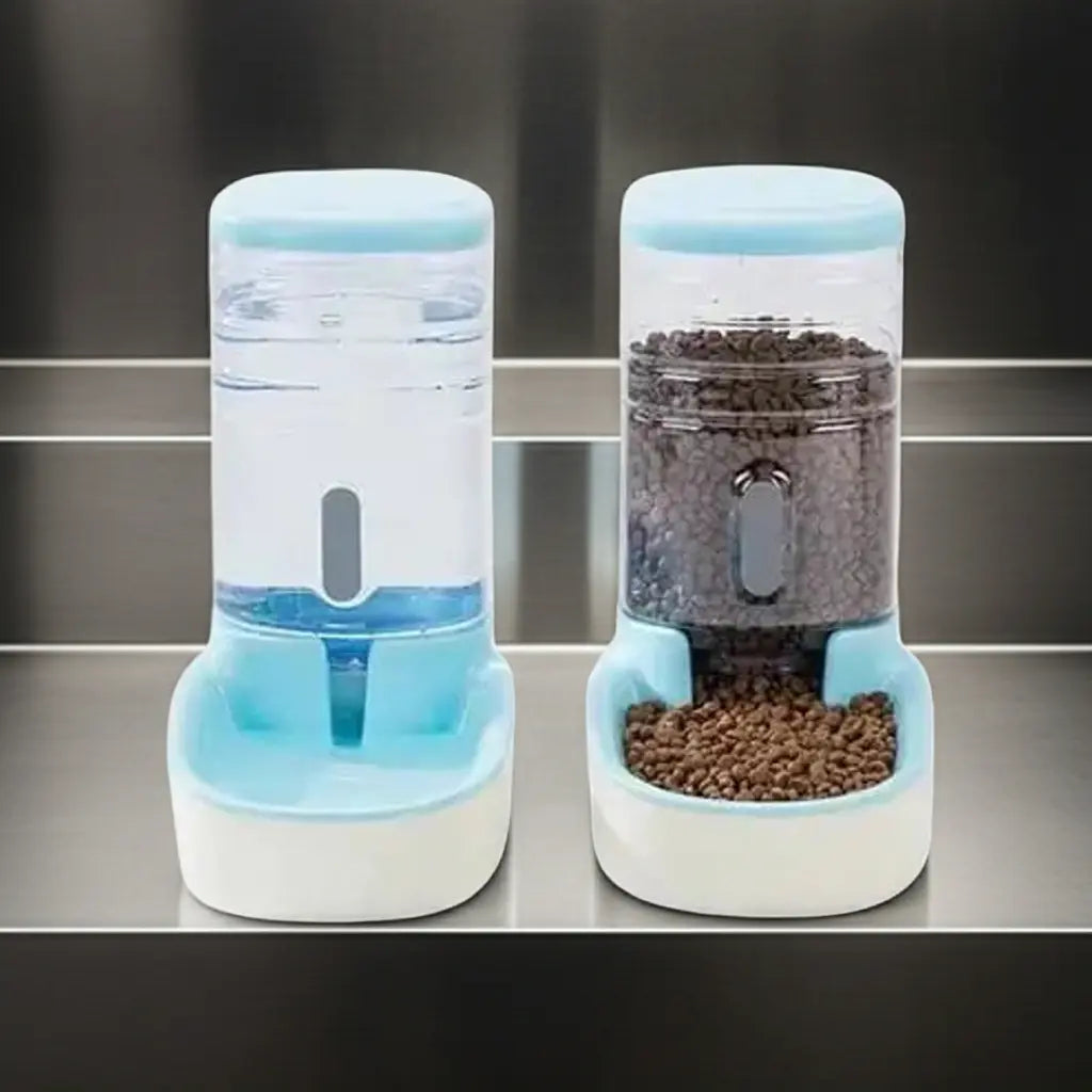 Distributore Automatico di Cibo e Acqua per Cani e Gatti – Comodo, Igienico e Facile da Pulire GoodBoyGadgets