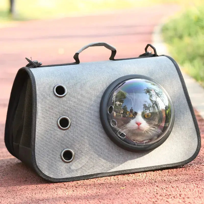 Zaino Trasportino per Cani e Gatti con Oblò a Capsula | Pieghevole e Traspirante - | GoodBoyGadgets