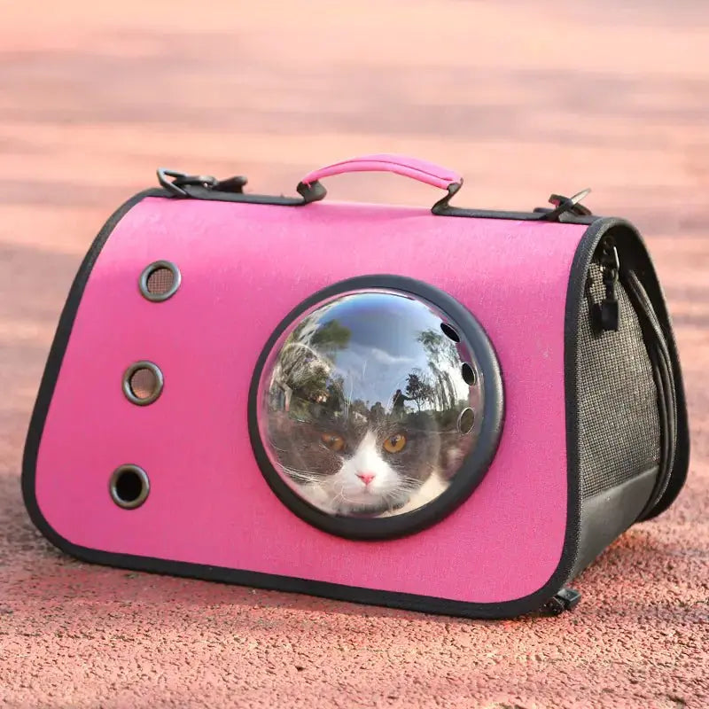 Zaino Trasportino per Cani e Gatti con Oblò a Capsula | Pieghevole e Traspirante - | GoodBoyGadgets