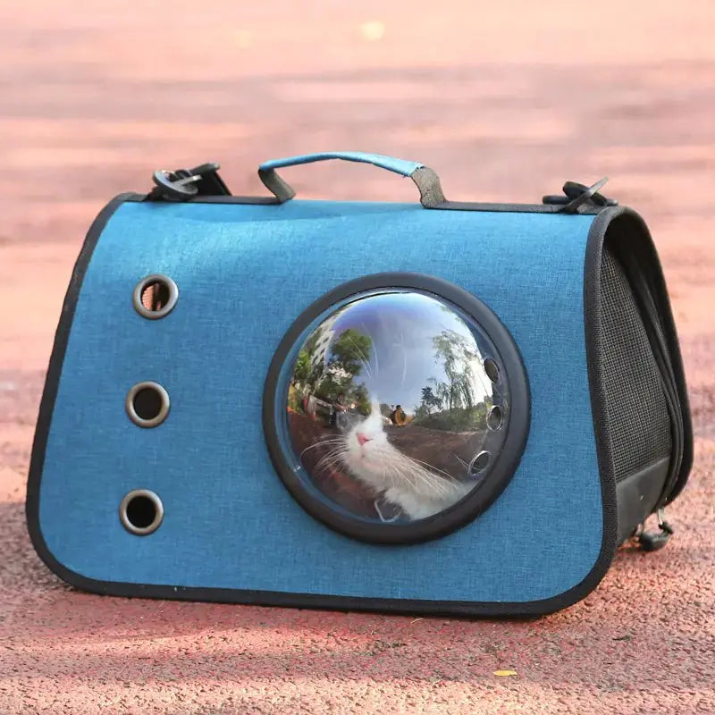 Zaino Trasportino per Cani e Gatti con Oblò a Capsula | Pieghevole e Traspirante - | GoodBoyGadgets