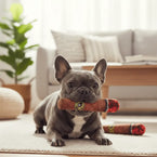 Gioco Masticabile per Cani "Sigaro" in Peluche | Con Squeak per il Massimo Divertimento - GoodBoyGadgets