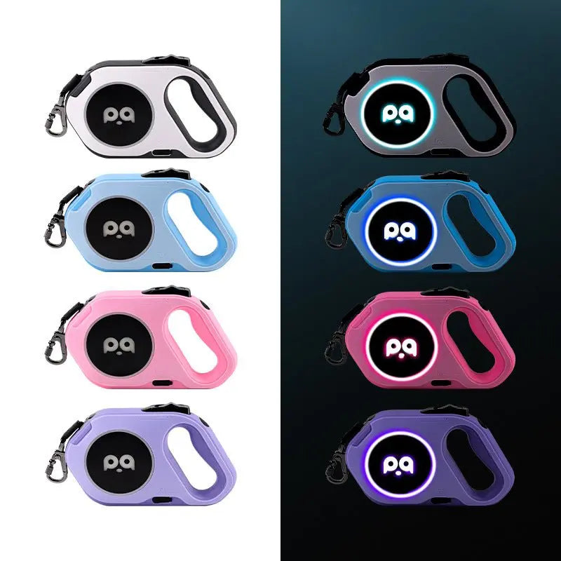 Guinzaglio LED Retrattile di Sicurezza per Cani | Luce Integrata per Passeggiate Notturne | GoodBoyGadgets