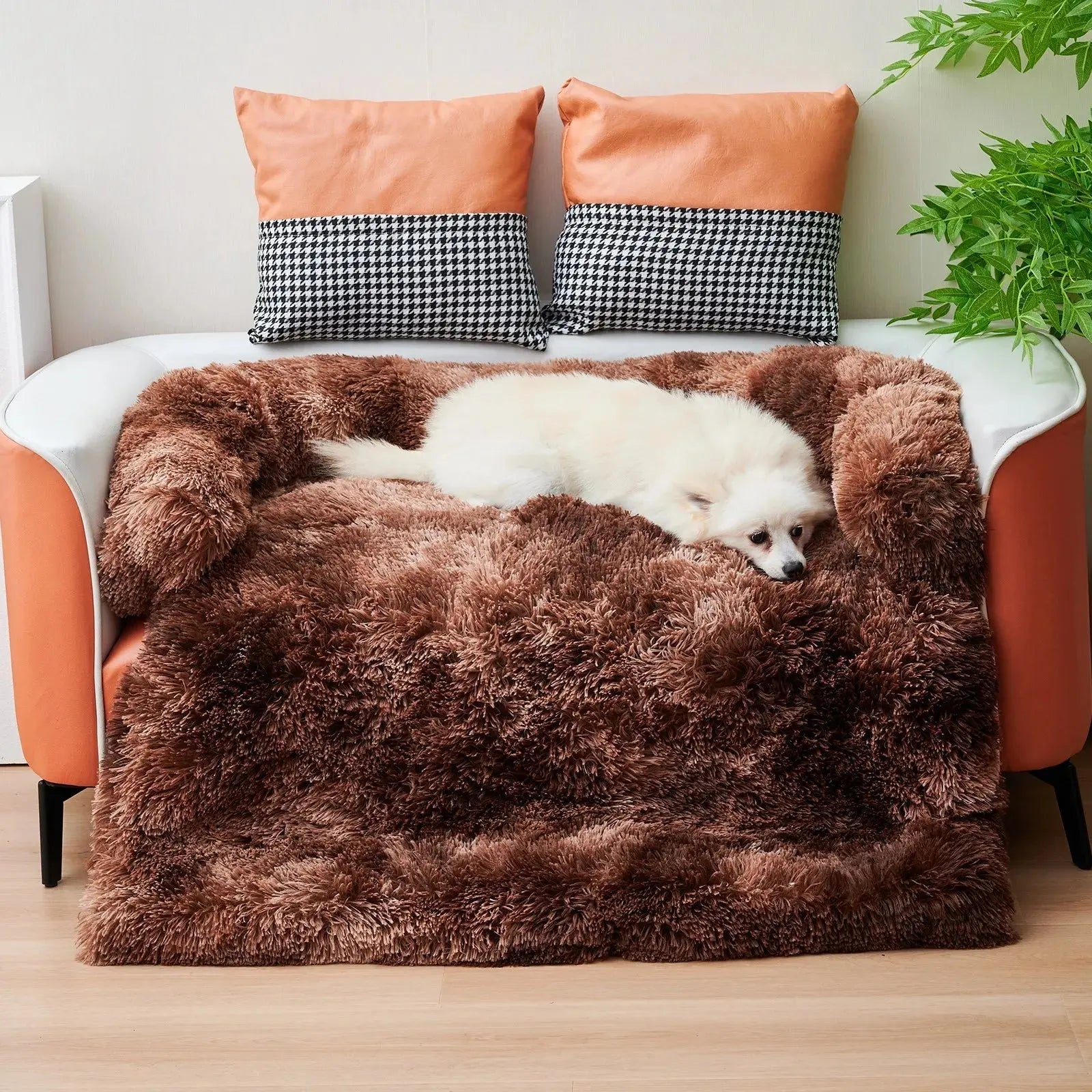 Letto Morbido e Calmante per Cani e Gatti – Rivestimento in Peluche, Sfoderabile e Lavabile | GoodBoyGadgets